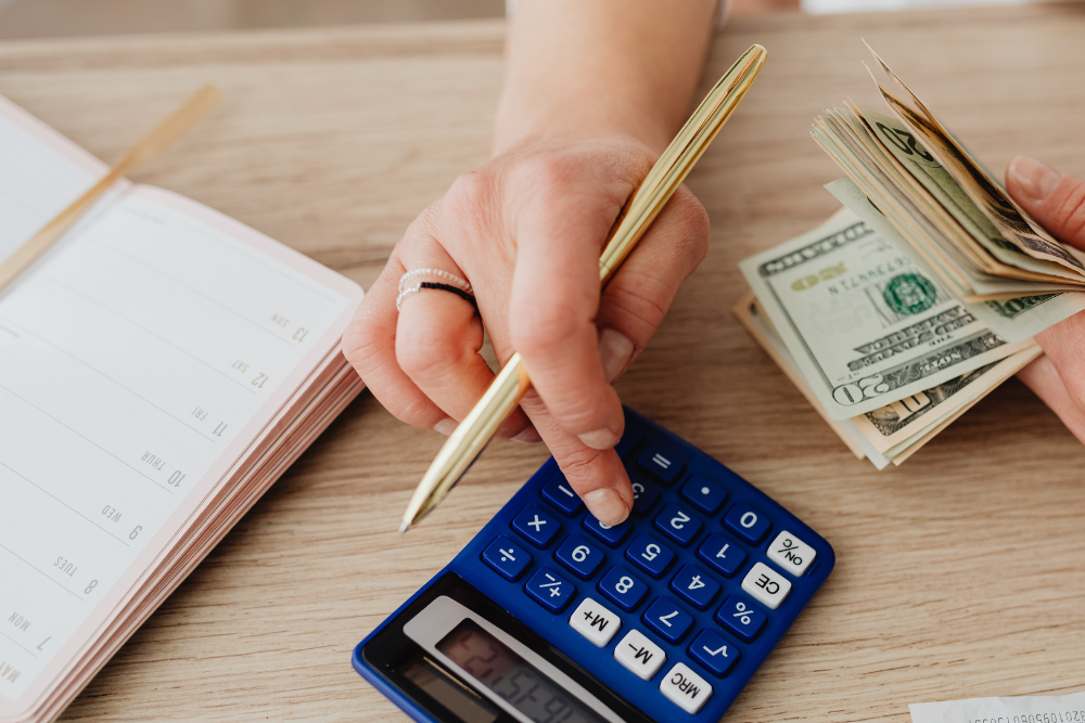 woman saving money on utlity bills