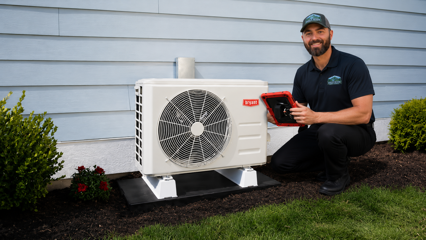 Ductless mini-split installation